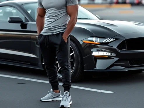 glossario-para-iniciantes-automotivo Garoto jovem frente ao carro, ilustrando o glossário automotivo e a mecânica para entusiastas iniciantes.