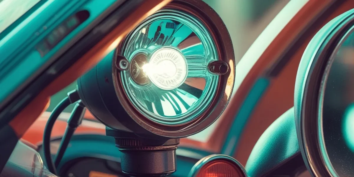 compilado-de-gambiarras-automotivas-famosas Uma montagem de fotos mostrando várias gambiarras automotivas famosas, como um farol de lanterna e um retrovisor de espelho de maquiagem, ilustrando a criatividade do brasileiro.