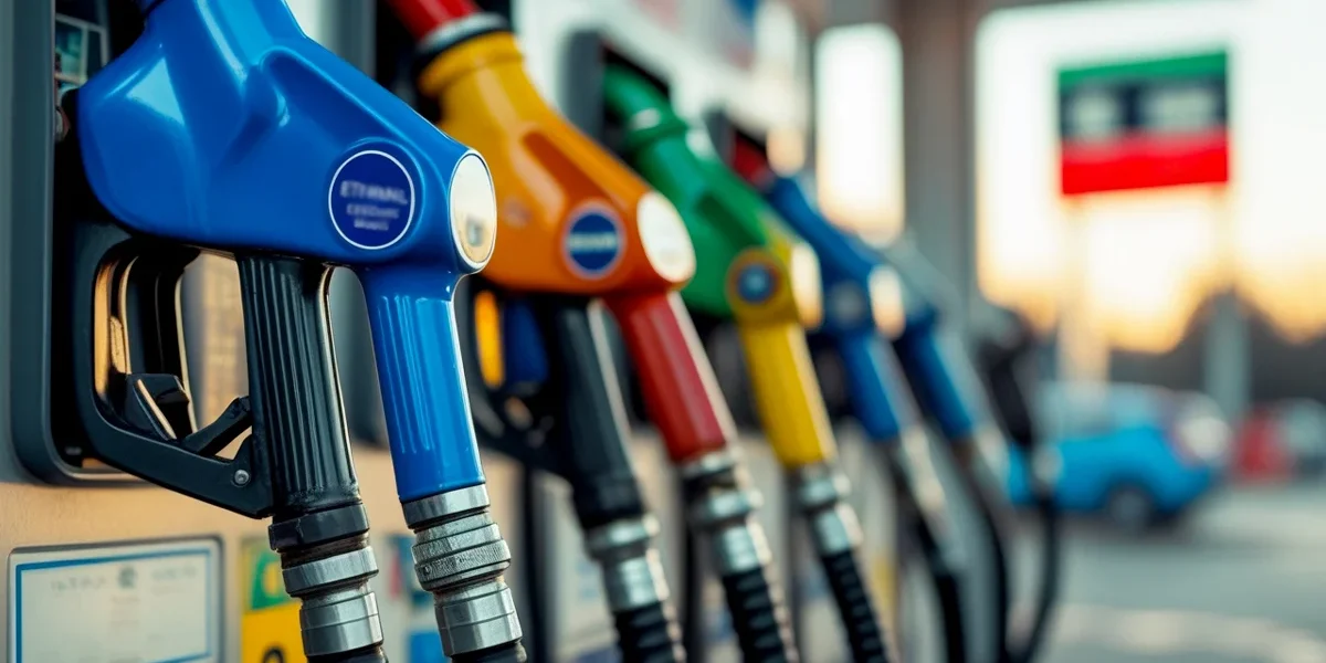 gasolina-importada-refinaria Posto de gasolina com as bombas expostas