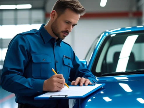 laudo-cautelar-brasil-metodologia-vistoria-diferente Representação visual de um laudo cautelar sendo analisado, com destaque para diferentes tipos de inspeção e a variedade de metodologias empregadas pelas empresas no Brasil, simbolizando a complexidade e a importância do documento.