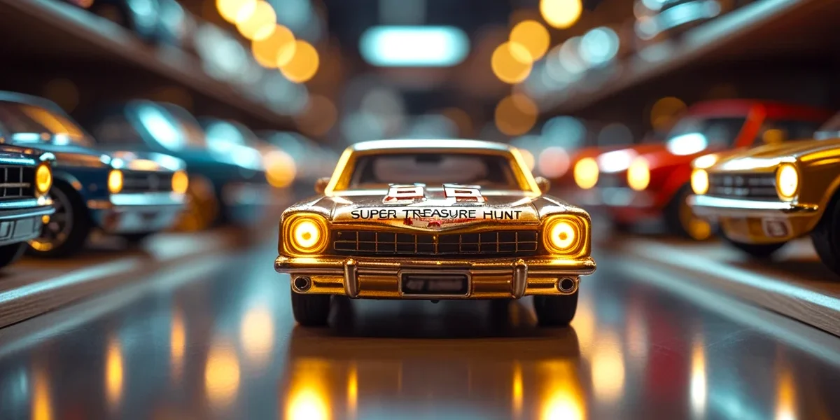 estrategias-negociacao-troca-miniaturas-diecast-colecionismo miniatura, simbolizando a negociação justa e a avaliação de valor. A imagem representa a troca inteligente de itens raros entre colecionadores de veículos automotivos.