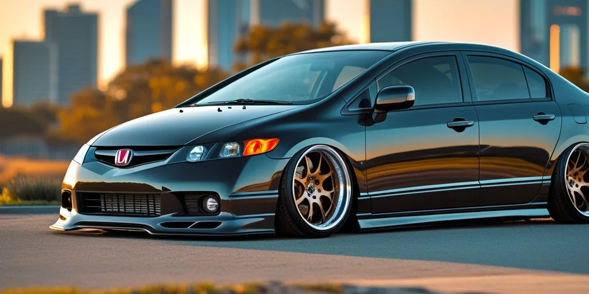 honda-civic-si-modificado-motor-vtec-tuning Honda Civic Si modificado exibindo o motor VTEC, representando a popularidade da marca no tuning automotivo japonês